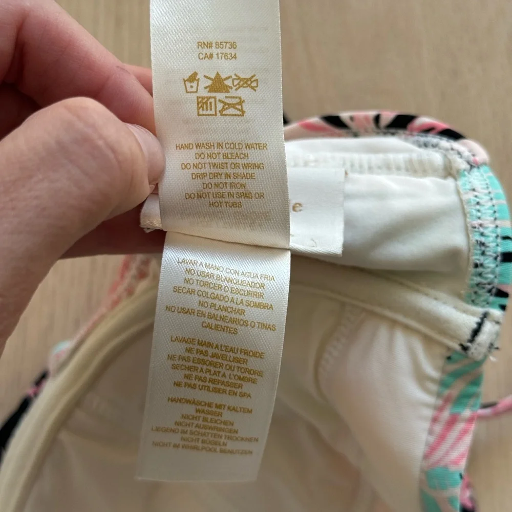 Kate‎ Spade Palm Print Harbour Island Bikini Set: Top is LARGE, Bottom is SMALL